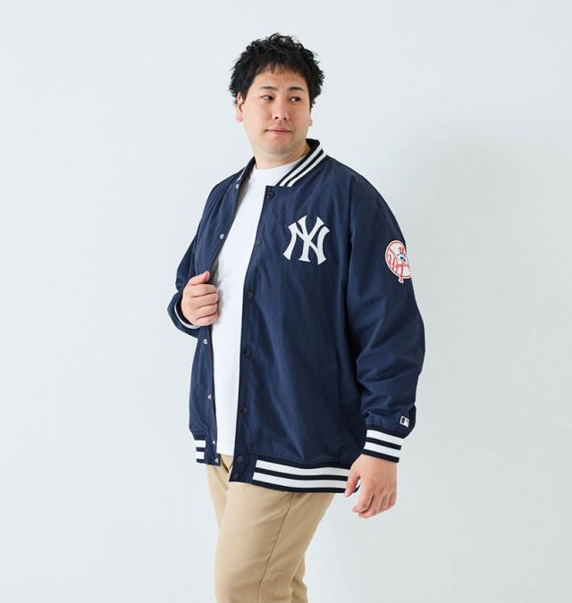 大きいサイズ Fanatics MLB ニューヨーク・ヤンキース ナイロン スタジアムジャケット 3L 4L 5L 6L/1273-5380-2-260