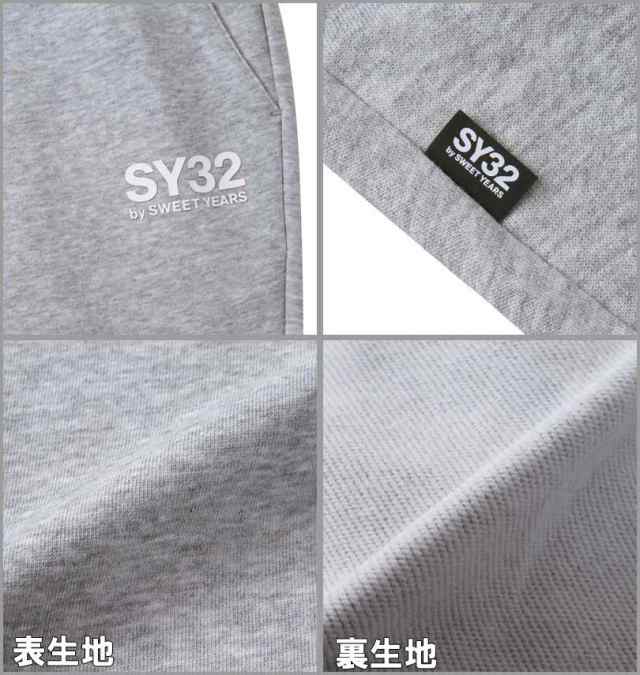 大きいサイズ SY32 by SWEET YEARS バックビッグロゴ スウェットパンツ グレー 3L 4L 5L 6L/1274-3260-1-160