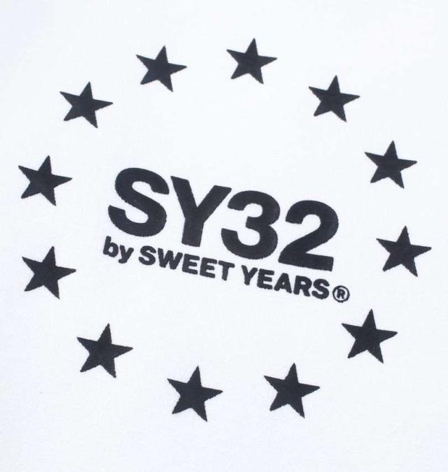 大きいサイズ SY32 by SWEET YEARS マルチロゴ スウェットパンツ ホワイト 3L 4L 5L 6L/1274-4330-1-160