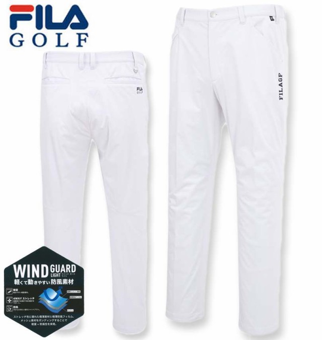 大きいサイズ FILA GOLF 4WAY ライトボンディング 多機能ポケット パンツ ホワイト 100cm 105cm 110cm 115cm 120cm 130cm/1274-4350-1-16