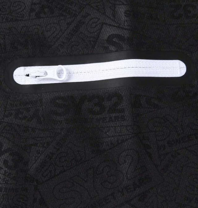 大きいサイズ SY32 by SWEET YEARS エンボスボックスロゴジップ半袖