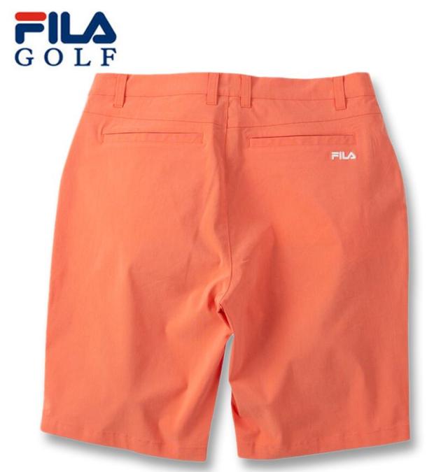 大きいサイズ FILA GOLF コードレーン ゴルフ ハーフパンツ ホワイト×オレンジ 100cm 105cm 110cm 115cm 120cm/1274-6211-2-163_1