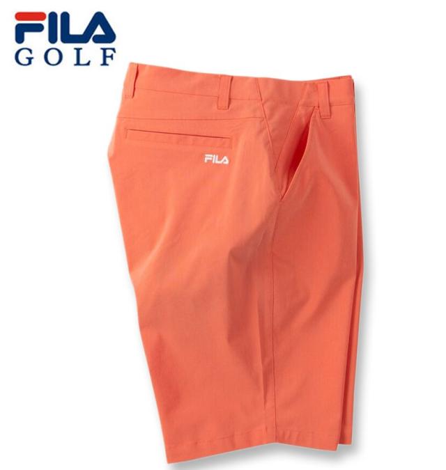 大きいサイズ FILA GOLF コードレーン ゴルフ ハーフパンツ ホワイト×オレンジ 100cm 105cm 110cm 115cm 120cm/1274-6211-2-163_2