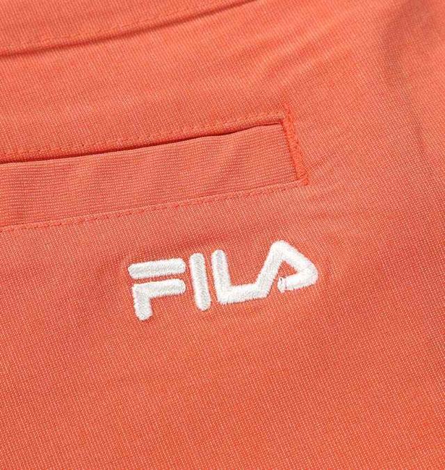 大きいサイズ FILA GOLF コードレーン ゴルフ ハーフパンツ ホワイト×オレンジ 100cm 105cm 110cm 115cm 120cm/1274-6211-2-163_3