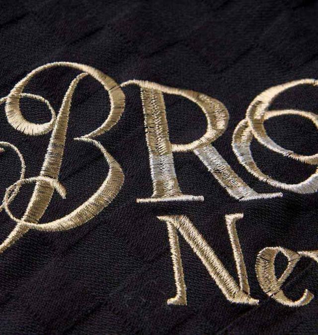 大きいサイズ GLADIATE 刺繍 ブロックジャガード パンツ ブラック 3L 4L 5L 6L/1254-3315-1-168