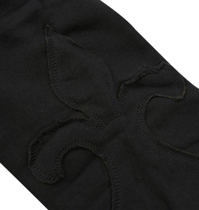 大きいサイズ GALFY 百合の紋章 フルジップ パーカー ブラック 3L 4L 5L 6L/1258-5371-2-168