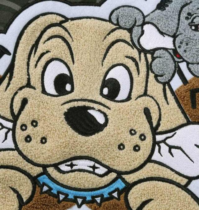 大きいサイズ GALFY 復活わんわん大学 フルジップ パーカー カモフラ柄 3L 4L 5L 6L/1258-5372-1-168