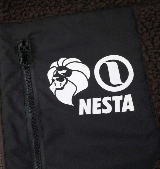 大きいサイズ NESTA BRAND シープボア ジャケット ブラウン 3L 4L 5L 6L 8L/1273-4345-1-168