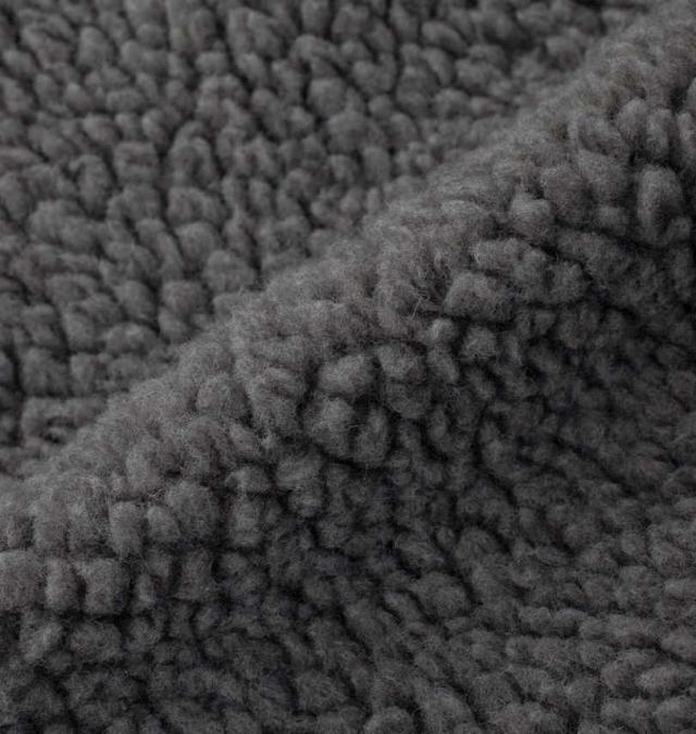 大きいサイズ NESTA BRAND シープボア ジャケット チャコール 3L 4L 5L 6L 8L/1273-4345-2-168