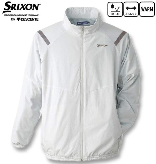 大きいサイズ SRIXON ソロテックス×CPCP ストレッチ ゴルフ ジャケット グレー 3L 4L 5L 6L/1273-4360-1-268