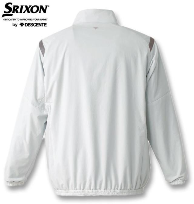 大きいサイズ SRIXON ソロテックス×CPCP ストレッチ ゴルフ ジャケット グレー 3L 4L 5L 6L/1273-4360-1-268