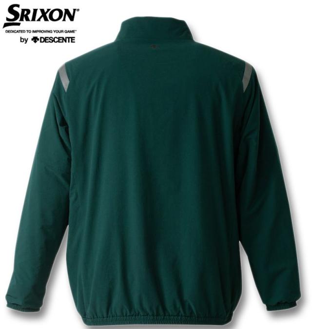 大きいサイズ SRIXON ソロテックス×CPCP ストレッチ ゴルフ ジャケット グリーン 3L 4L 5L 6L/1273-4360-3-268