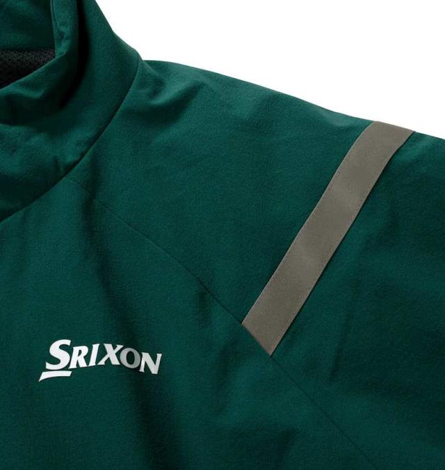 大きいサイズ SRIXON ソロテックス×CPCP ストレッチ ゴルフ ジャケット グリーン 3L 4L 5L 6L/1273-4360-3-268