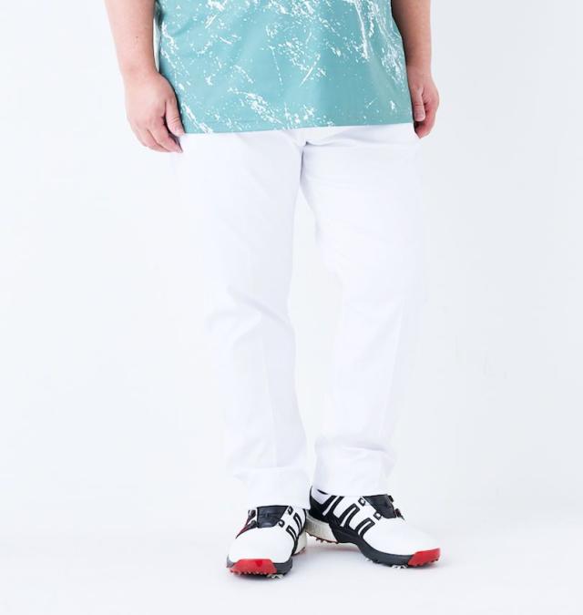 大きいサイズ FILA GOLF エンボス ストレッチ ツイル ストレート パンツ ホワイト 100cm 105cm 110cm 115cm 120cm 130cm/1274-5250-1-168