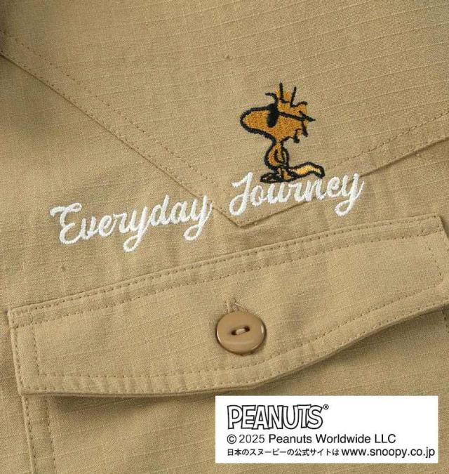 大きいサイズ FLAGSTAFF×PEANUTS スヌーピー コラボ リップストップ