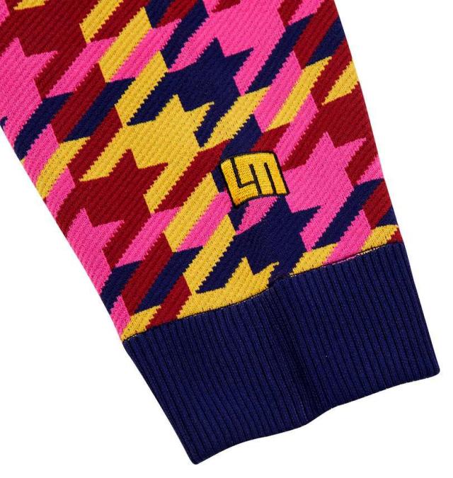 大きいサイズ LOUDMOUTH 裏蓄熱軽量ニットジャケット ピンク 3L 4L 5L 6L/1278-2377-1-268