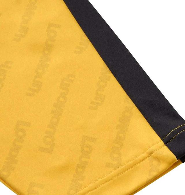 大きいサイズ LOUDMOUTH 裏起毛スムースライト モックネック長袖シャツ イエロー 3L 4L 5L 6L/1278-3325-1-168