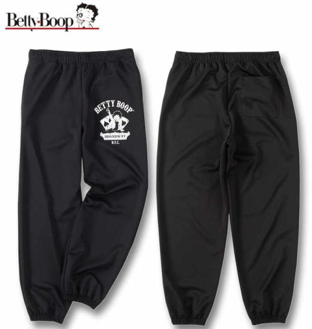 大きいサイズ BETTY BOOP プリント ジャージ 上下セット ブラック 3L 4L 5L 6L/1278-4632-2-168