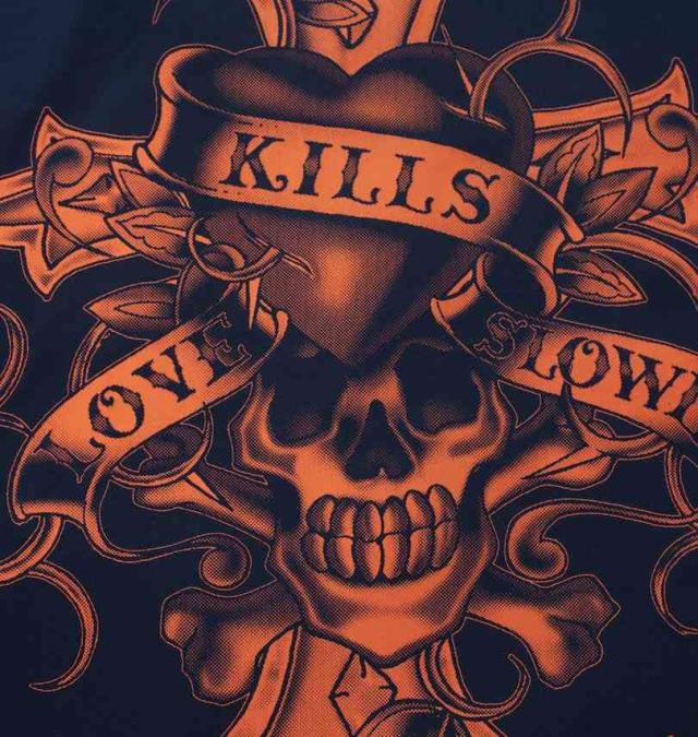 大きいサイズ Ed Hardy プリント ジャージ 上下セット ネイビー 3L 4L 5L 6L/1278-4643-1-168