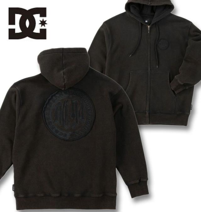 大きいサイズ DCSHOES 25 HIDDEN フルジップ パーカー ブラックブリーチ 3L 4L 5L 6L/1278-5317-2-168