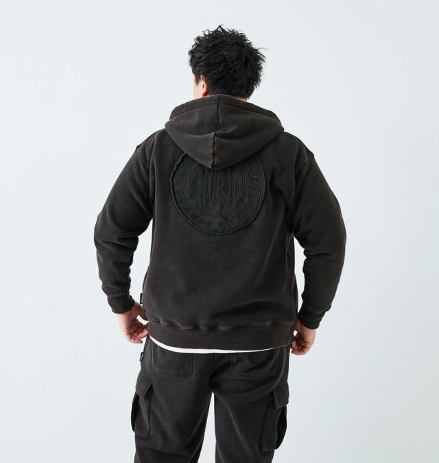 大きいサイズ DCSHOES 25 HIDDEN フルジップ パーカー ブラックブリーチ 3L 4L 5L 6L/1278-5317-2-168