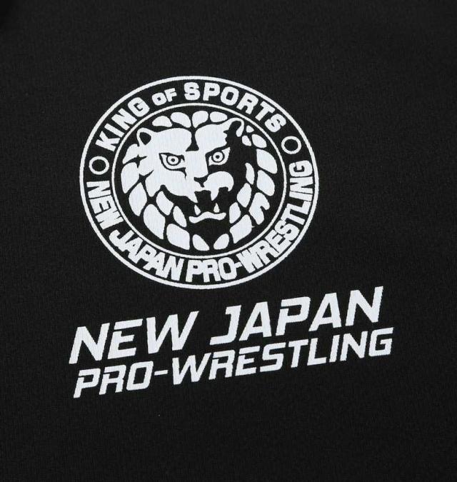 大きいサイズ SOUL SPORTS×新日本プロレス ドライメッシュ 半袖 BD ポロシャツ ブラック 3L 4L 5L 6L 8L/1278-5213-1-69