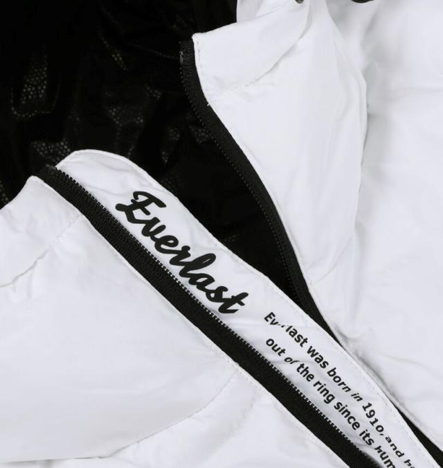 大きいサイズ EVERLAST 防風 ウラアルミ ブルゾン ホワイト 3L 4L 5L 6L/1273-5390-1-170