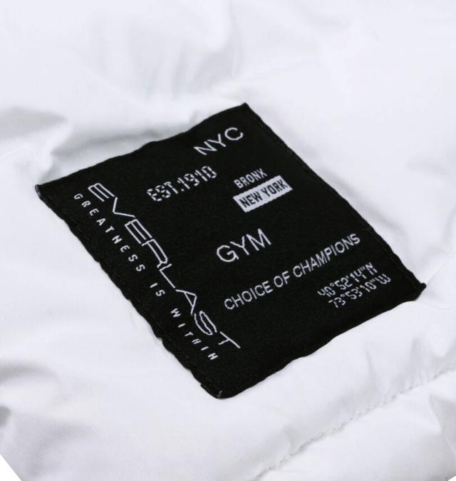 大きいサイズ EVERLAST 防風 ウラアルミ ブルゾン ホワイト 3L 4L 5L 6L/1273-5390-1-170