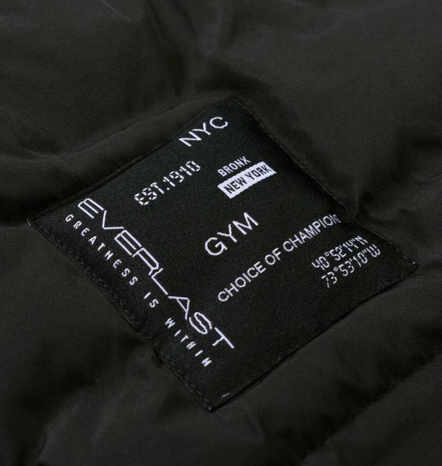 大きいサイズ EVERLAST 防風 ウラアルミ ブルゾン ブラック 3L 4L 5L 6L/1273-5390-2-170