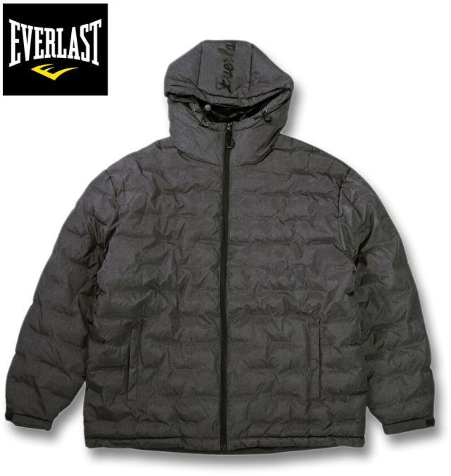 大きいサイズ EVERLAST 防風 ウラアルミ ブルゾン チャコールグレー 3L 4L 5L 6L/1273-5390-3-170