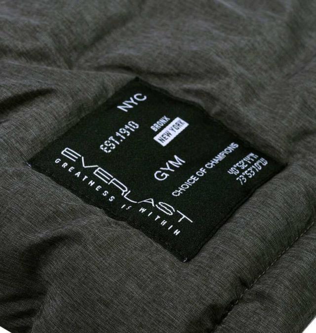 大きいサイズ EVERLAST 防風 ウラアルミ ブルゾン チャコールグレー 3L 4L 5L 6L/1273-5390-3-170