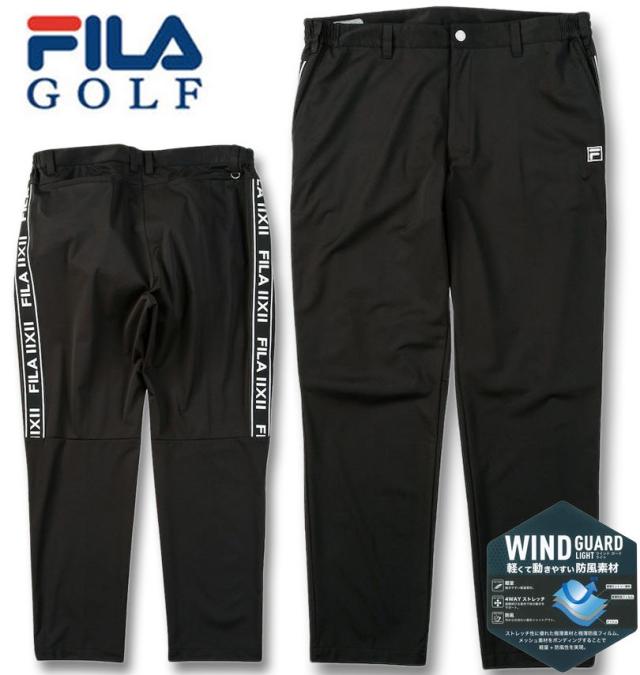 大きいサイズ FILA GOLF 4WAY ライトボンディング パンツ ブラック 100cm 105cm 110cm 115cm 120cm 130cm/1274-5305-2-170