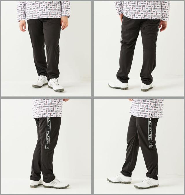 大きいサイズ FILA GOLF 4WAY ライトボンディング パンツ ブラック 100cm 105cm 110cm 115cm 120cm 130cm/1274-5305-2-170