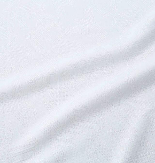 大きいサイズ SY32 by SWEET YEARS ゴルフ サイドメッシュ オリジナルジャガード 半袖 モックネックシャツ ホワイト 3L 4L 5L 6L/1278-5216-1-170