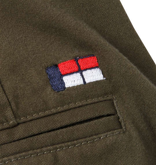 大きいサイズ H by FIGER ストレッチチノパンツ カーキ 100〜160cm/1164-7225-4-75