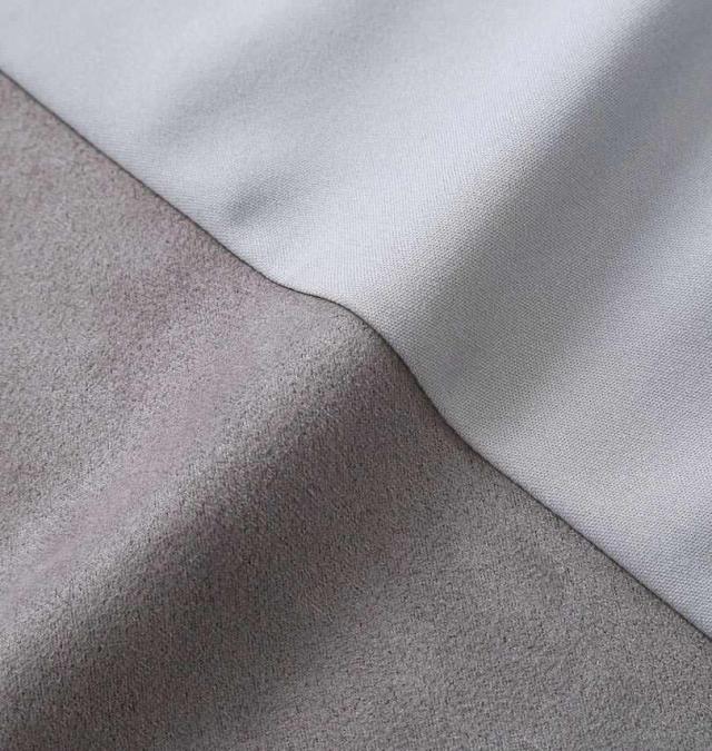 大きいサイズ in the attic スエード 切替 半袖 Tシャツ グレー 3L 4L 5L 6L/1258-5221-1-75