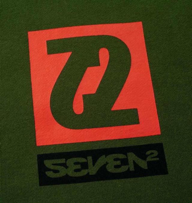 大きいサイズ SEVEN2 裏毛 クルー スウェット トレーナー カーキ 3L 4L 5L 6L 8L/1268-4301-1-75