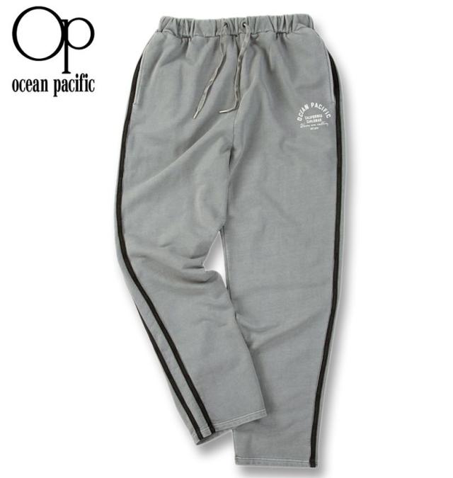 大きいサイズ OCEAN PACIFIC 裏毛 ライン スウェットパンツ カーキグレー 3L 4L 5L 6L 8L/1274-5360-2-75