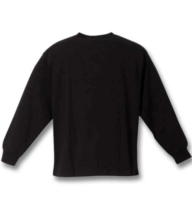 大きいサイズ THRASHER OLD OVAL13 長袖Tシャツ ブラック 3L 4L 5L 6L 8L/1278-3317-2-75