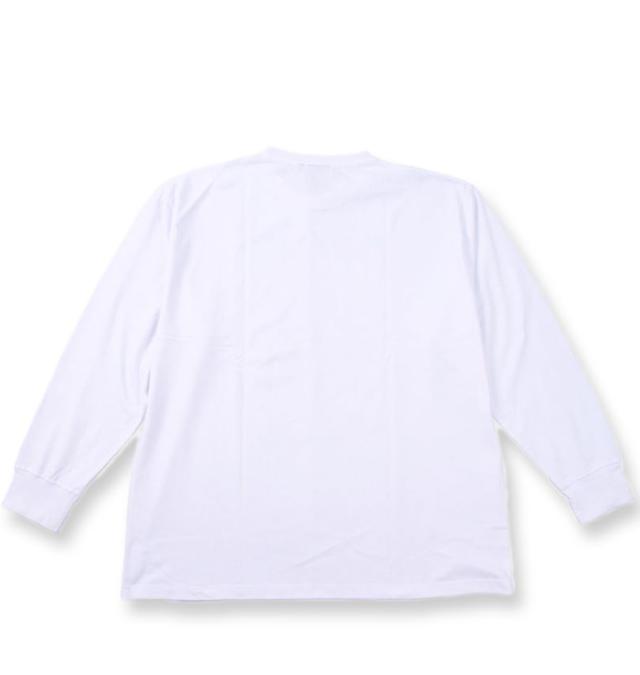 大きいサイズ THRASHER PIZZA 長袖 Tシャツ ホワイト 3L 4L 5L 6L 8L/1278-4665-1-75