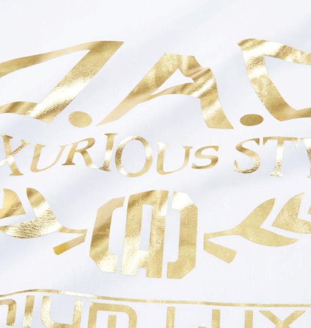 大きいサイズ D.A.D 長袖 Tシャツ ホワイト 3L 4L 5L 6L 7L 8L/1278-5660-1-75