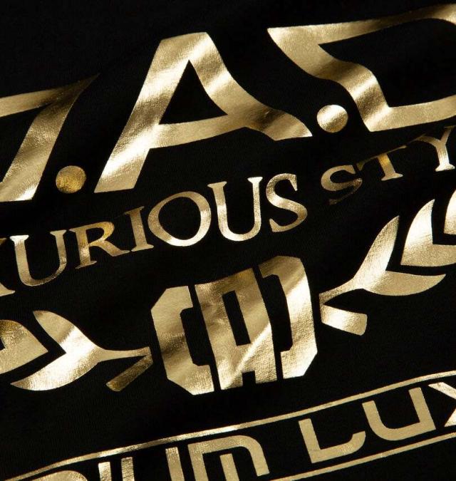 大きいサイズ D.A.D 長袖 Tシャツ ブラック 3L 4L 5L 6L 7L 8L/1278-5660-2-75