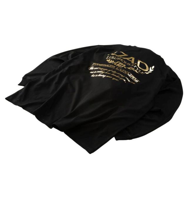 大きいサイズ D.A.D 長袖 Tシャツ ブラック 3L 4L 5L 6L 7L 8L/1278-5660-2-75