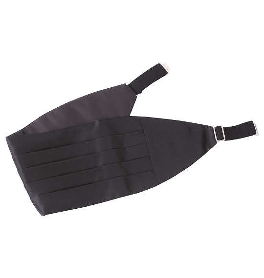 大きいサイズ カマーバンド蝶ネクタイセット ブラック 3L/1260-2300-1-178