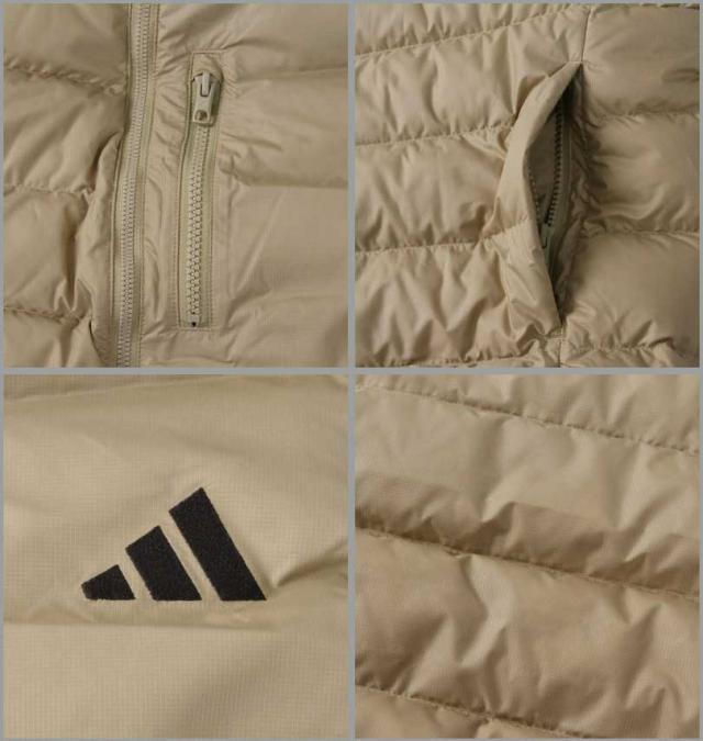 adidas golf リップストップ保温撥水フルジップダウンベスト 2gj