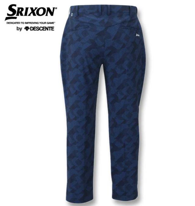 大きいサイズ SRIXON デジタルドット柄プリントロングパンツ ネイビー 100cm〜140cm/1274-3250-2-178