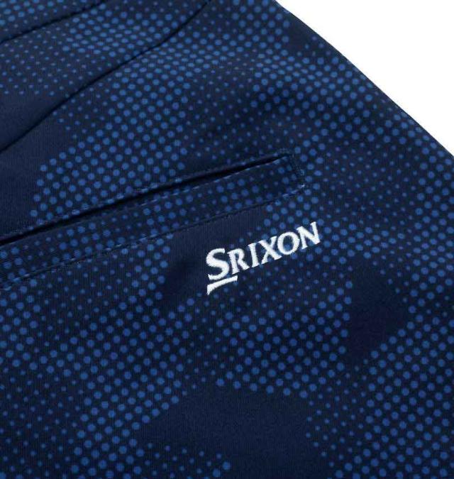 大きいサイズ SRIXON デジタルドット柄プリントロングパンツ ネイビー 100cm〜140cm/1274-3250-2-178