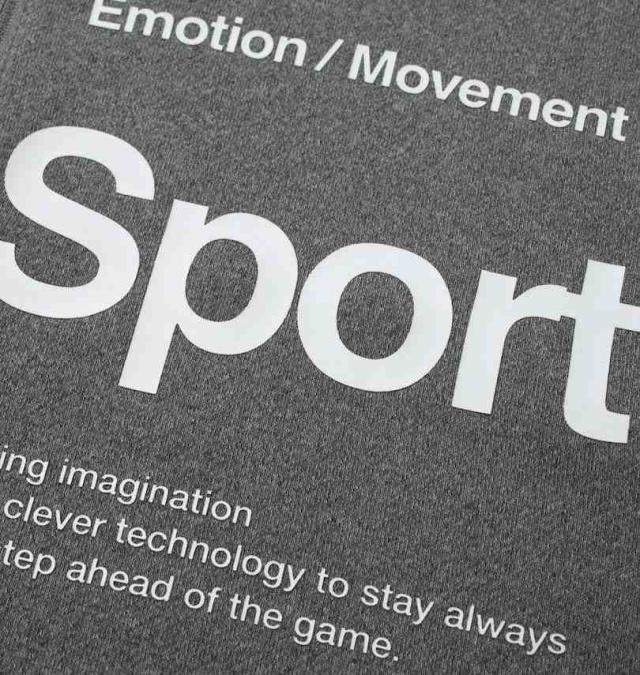 大きいサイズ MOVESPORT ライトスムース スウェット オーセンティックロゴ フルジップ フーディー グレー杢 3L 4L 5L 6L/1276-4330-3-178