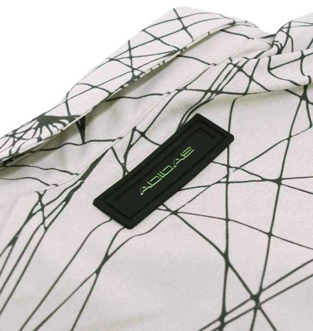 大きいサイズ adidas golf アディダスゴルフ レイビームプリント ドライ 半袖 ポロシャツ ホワイト 3XL/1278-4201-1-178
