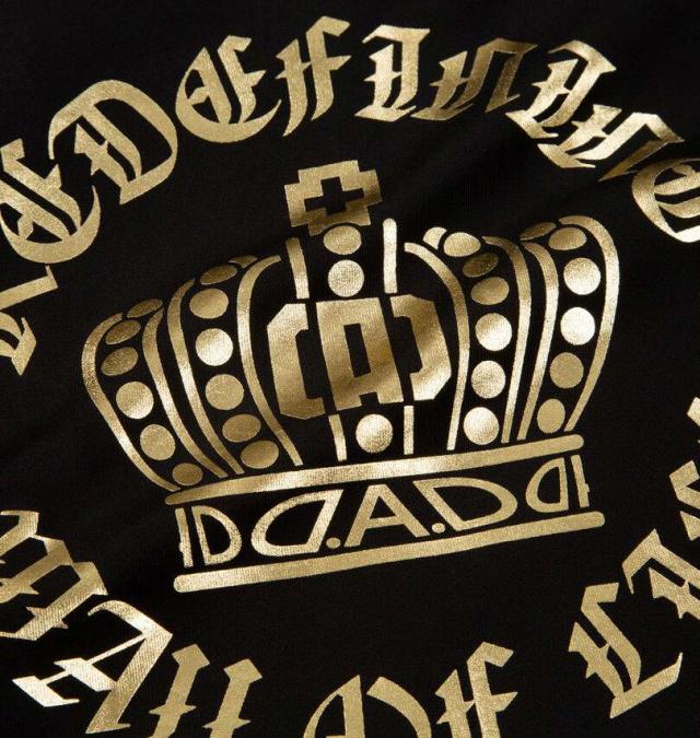 大きいサイズ D.A.D ジャージ 上下セット ブラック×ゴールド 3L 4L 5L 6L 7L 8L/1278-5661-1-178